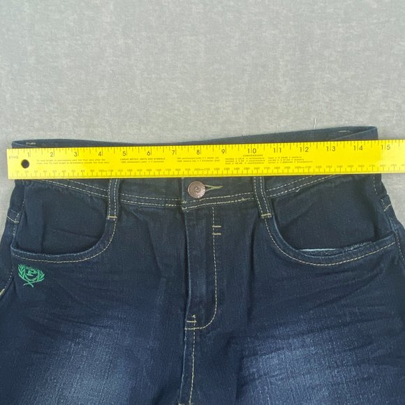 Phat Farm Jeans Kids Size 18 Blue Boys Embroidered Y2K Denim Youth‎ - Picture 12 of 16